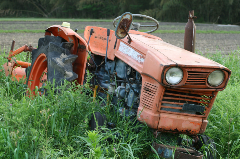 古いトラクター